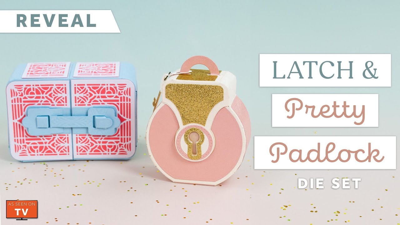 Introducing the Pretty Padlock and Luxurious Latch Gift Box Die Sets | Tonic Studios