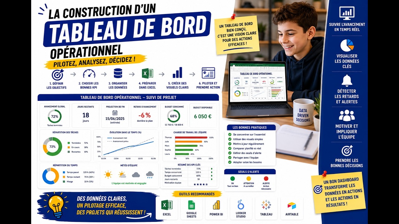 La construction d'un tableau de bord opérationnel