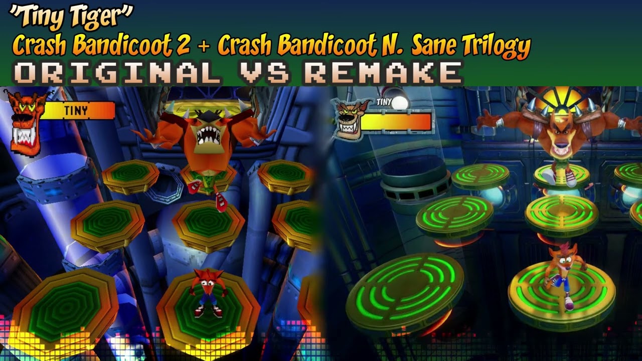 ♦ [Original + N Sane Trilogy] Crash 2 MASHUP — Tiny Tiger