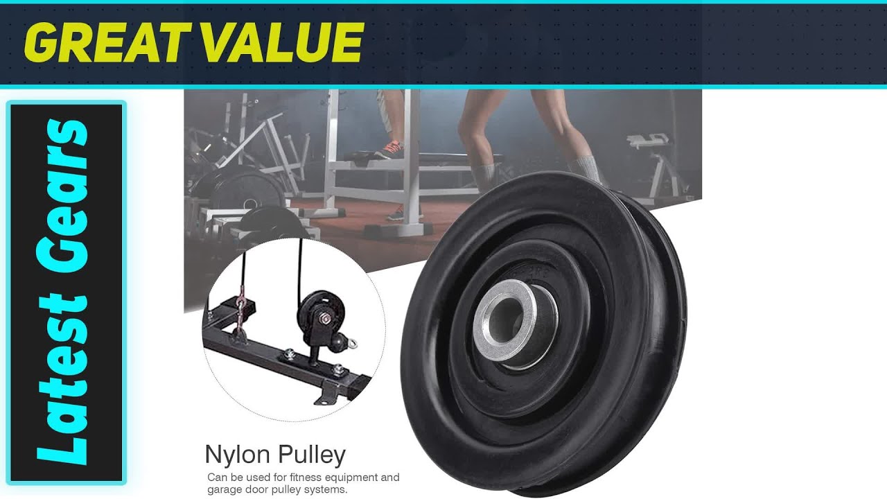 Keenso Nylon Bearing Pulley Wheels: The Ultimate Upgrade for Gym & Garage!