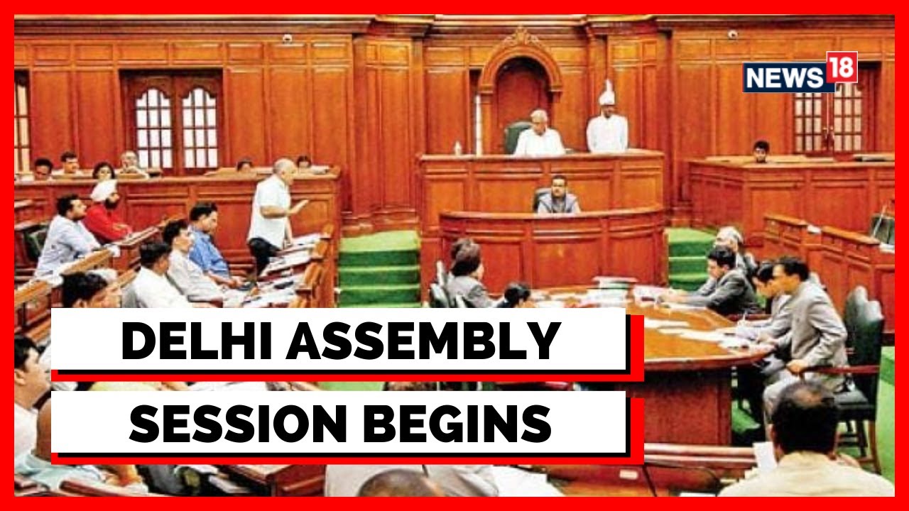 Delhi News | Delhi Assembly Session Begins Amid Liquor Scam Row, BJP Stages Protest | English News