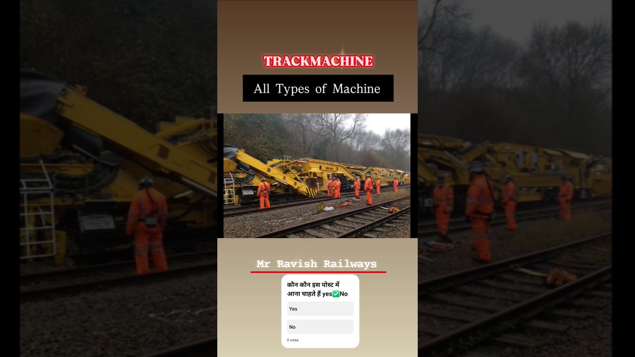 All Types of Machine in Track machine #Trackmachine All machine #trackmanwork #railwaysunicmachin