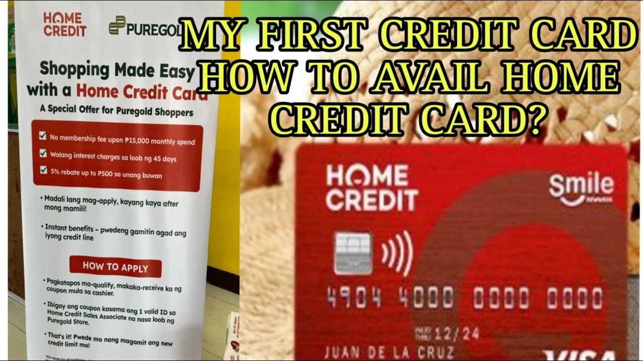 HOME CREDIT CARD | HOW TO APPLY AND ACTIVATE | FIRST CREDIT CARD PHILIPPINES