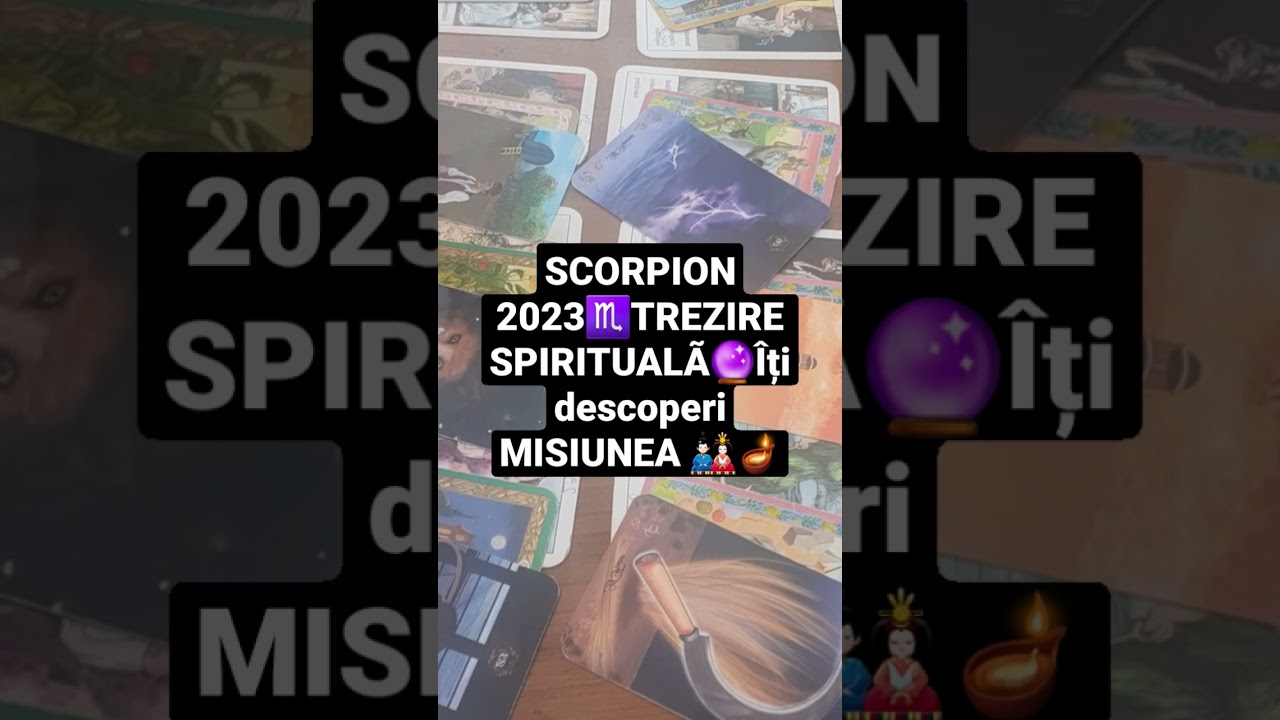 SCORPION 2023 ♏Abundenț&atilde; şi TREZIRE SPIRITUALA