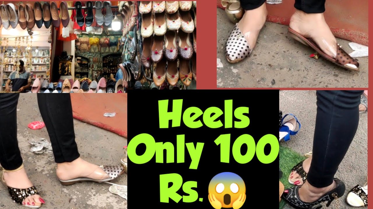 #Beautiful Heels Under Rs.100😱OMG/Heels,Fltats,Wedges/Lo ji Meri Karwachauth Shopping bhi Ho Gayi