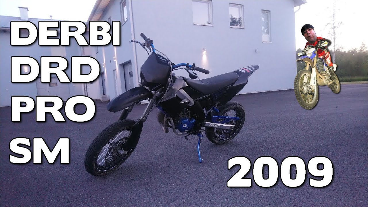 DERBI SENDA DRD PRO SM Walkaround, Soundcheck & Burnout!