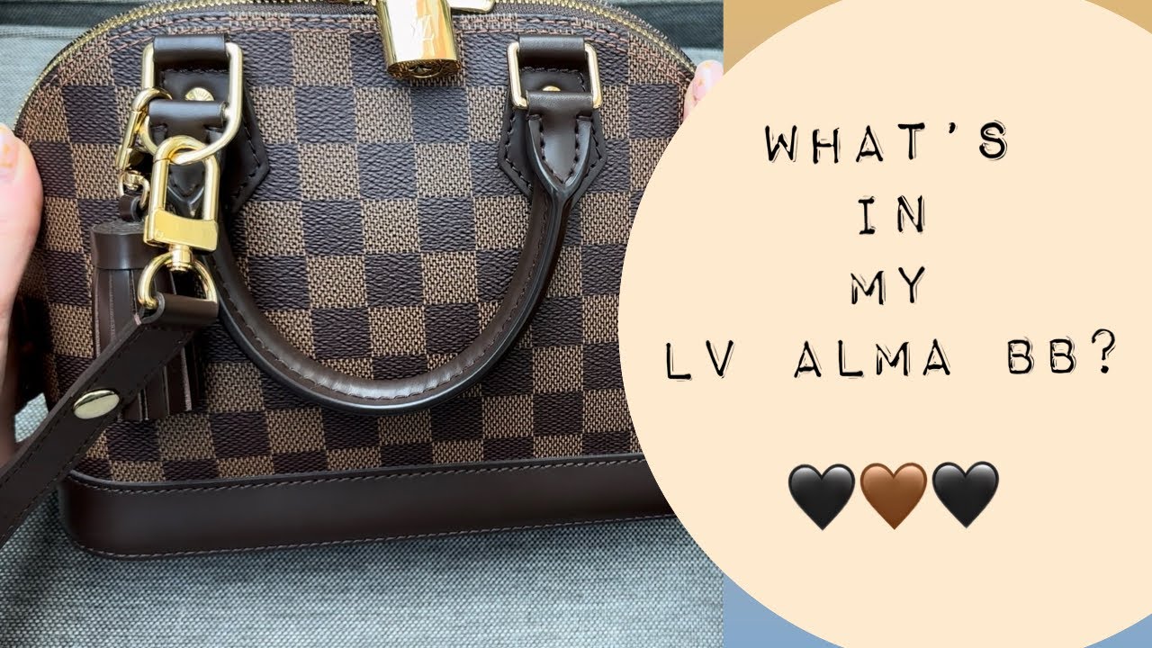 What’s in my Alma BB? 🖤🤎🖤