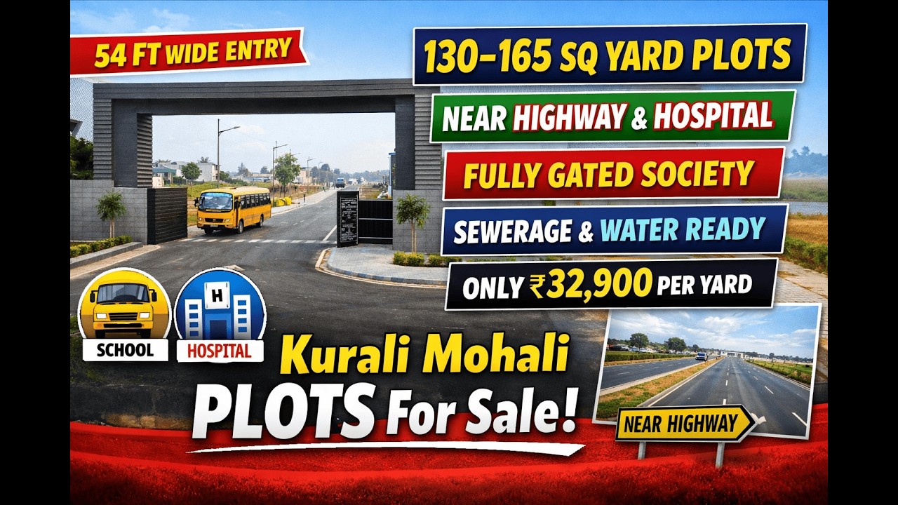 Kurali Mohali में 130–165 गज के प्लॉट | हाइवे के बिल्कुल पास | गेटेड सोसायटी