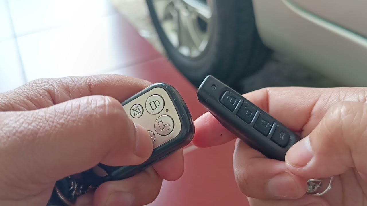 Cara mudah duplikat remote mobil | uji coba remote 30ribuan 433MHZ