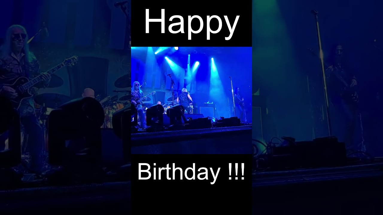HAPPY BIRTHDAY MAGICIAN by Uriah Heep #uriahheep #greatperformance #rocketleague #happybirthday