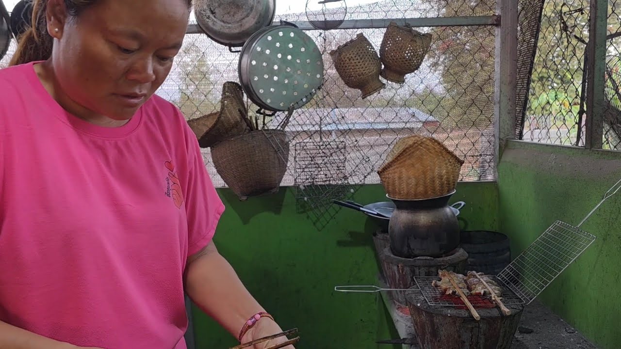ย้านแต่ลูก8บ่ได้กินย้างไก่บ้านให้กินก่อนกลับ