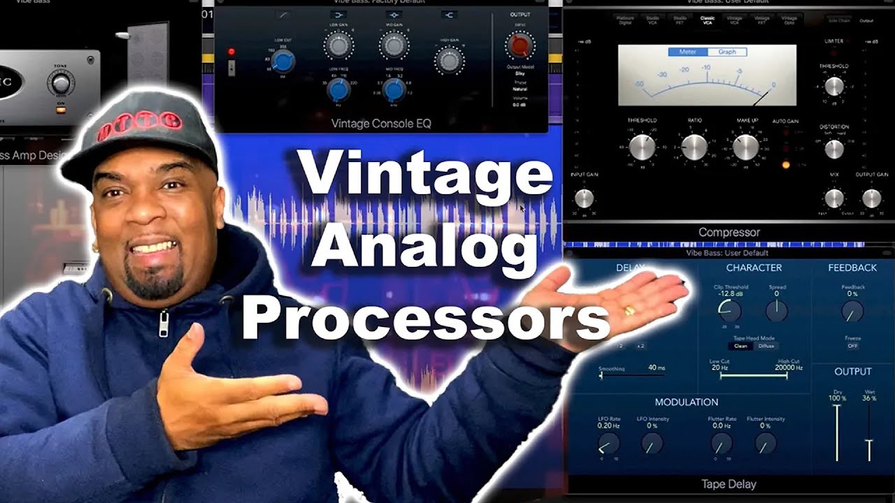 Задержка ленточного режима в Logic Pro X, насыщенность 🔥💡♨️| Винтажный эквалайзер в Logic Pro X 🔥💡♨️