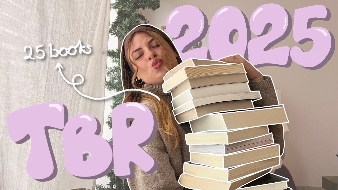 2025 TBR: The 25 Books I want to read in 2025 📚💜 Bookmas Day 3