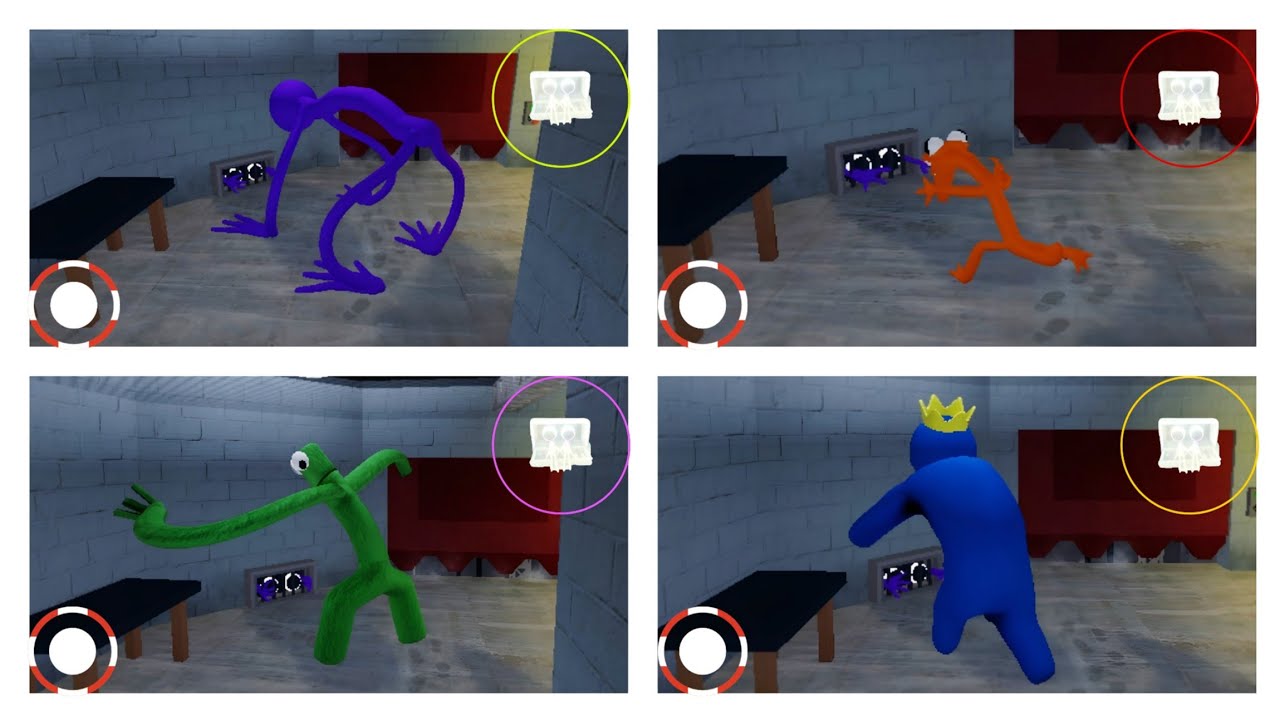 Rainbow FRIENDS Chapter 1 Top 4 Most Power Full MONSTER Scariest Escape (Roleplay)