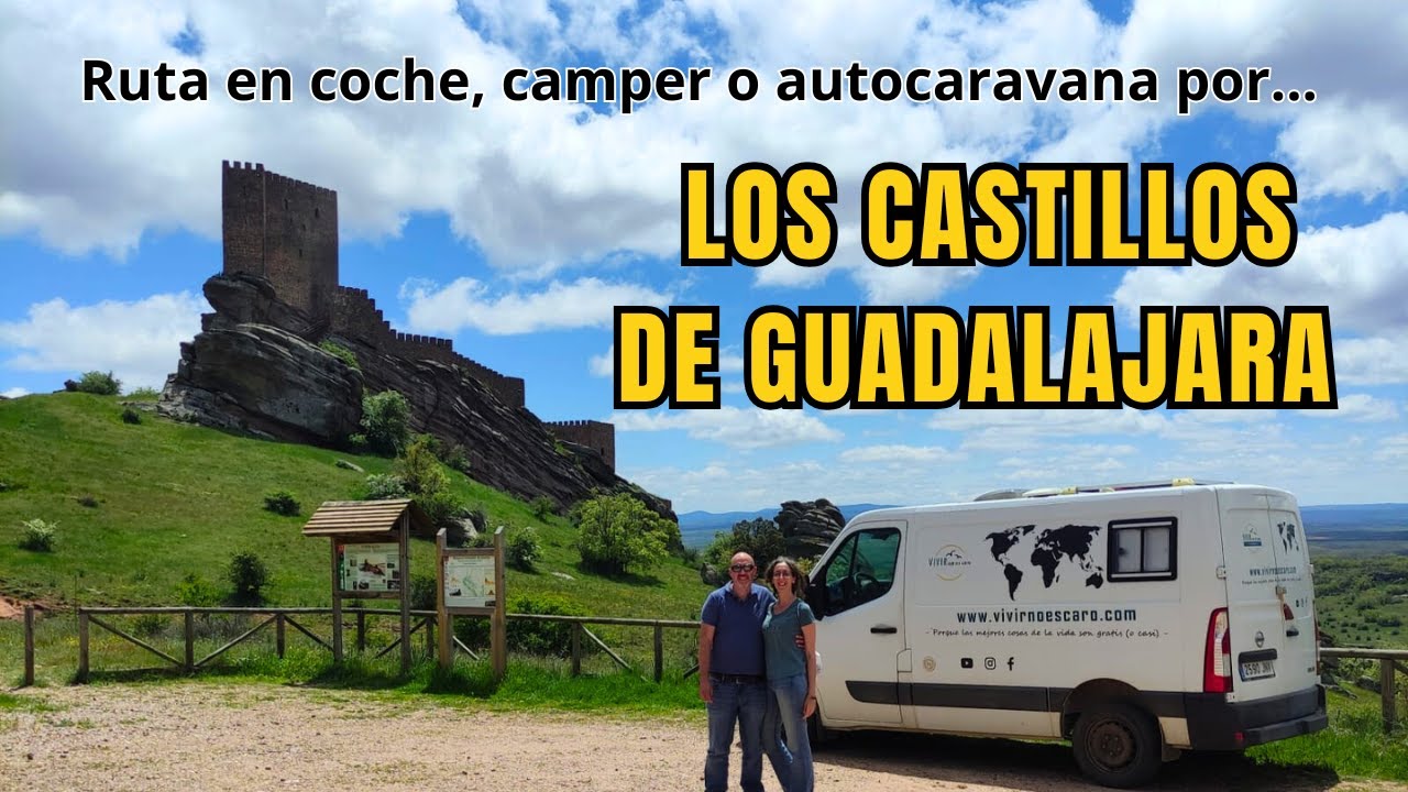 Ruta Castillos de Guadalajara en furgoneta camper o autocaravana