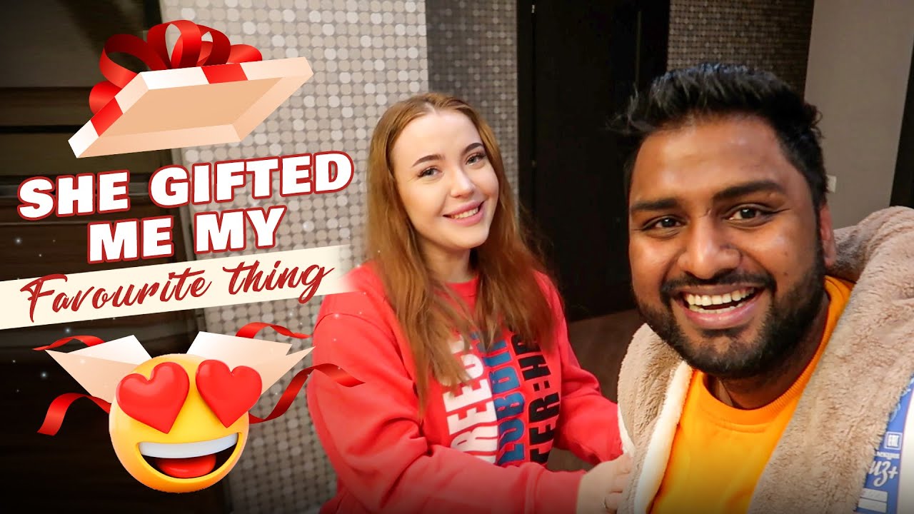 Got Surprize Gift From My Girlfriend In Belarus 😍||Got Emotional ll