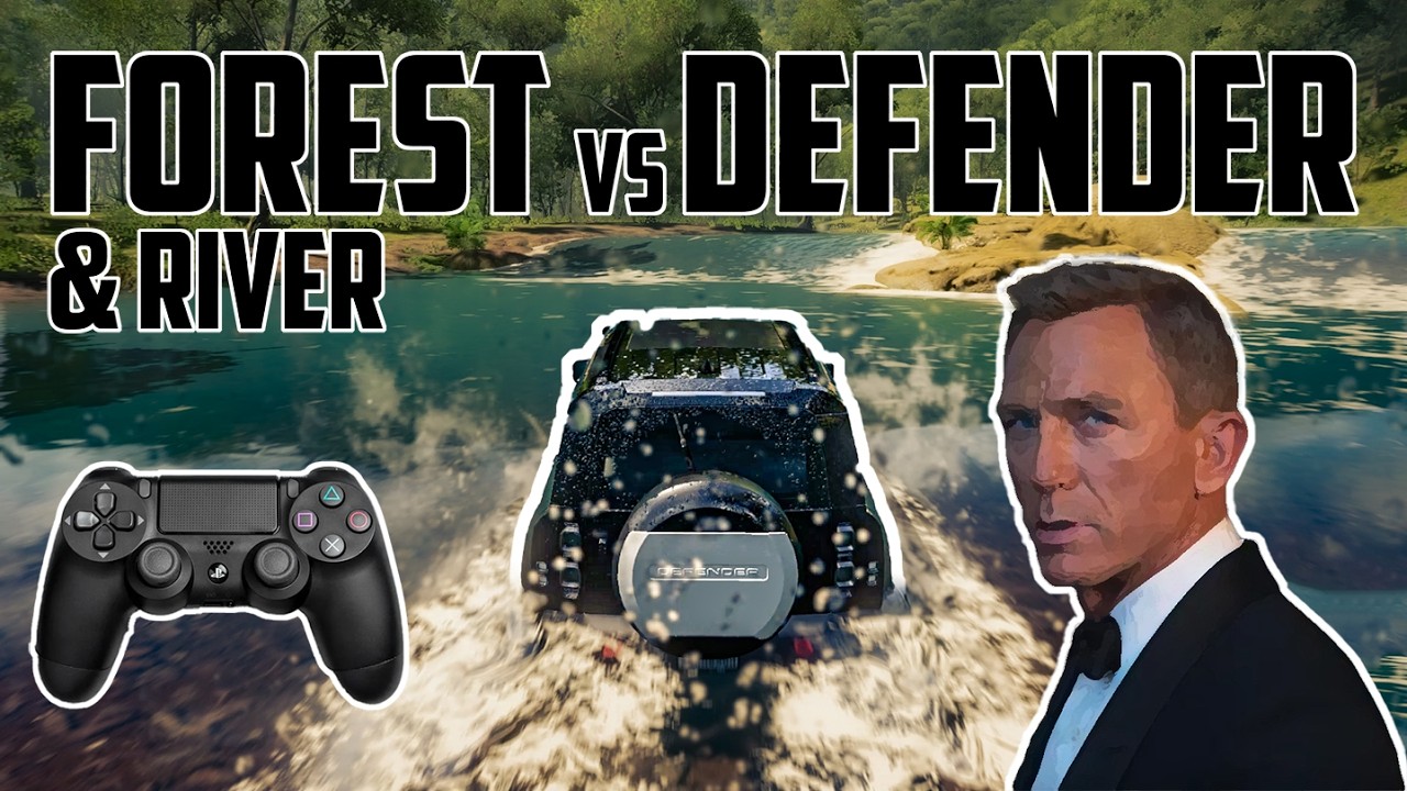 Defender vs River & Forest 🌊🌲  Forza Horizon 5 Offroad | PS 4 Controller | Sidhu Son gaming
