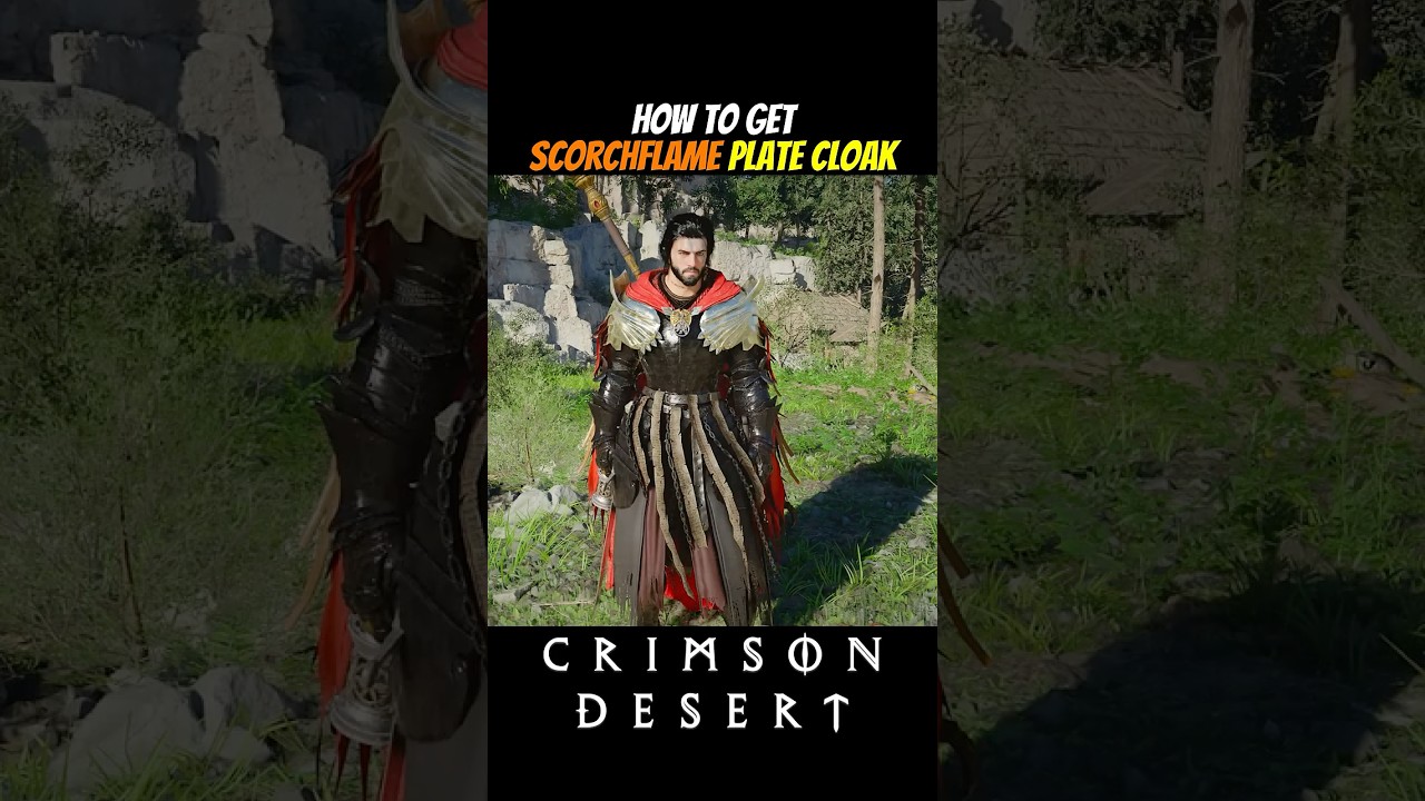 Scorchflame Plate Cloak | Crimson Desert