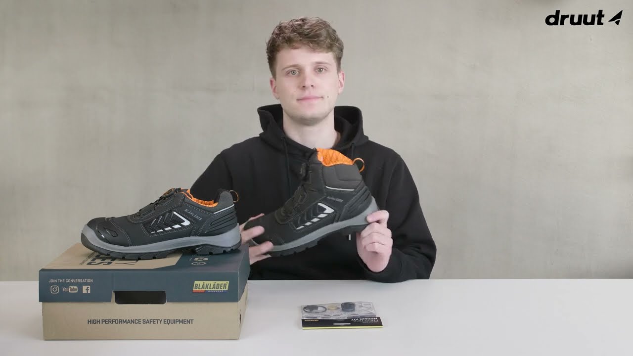 Blaklader (lage schoen) Freelock draaisluiting reparatie tutorial - druut.com