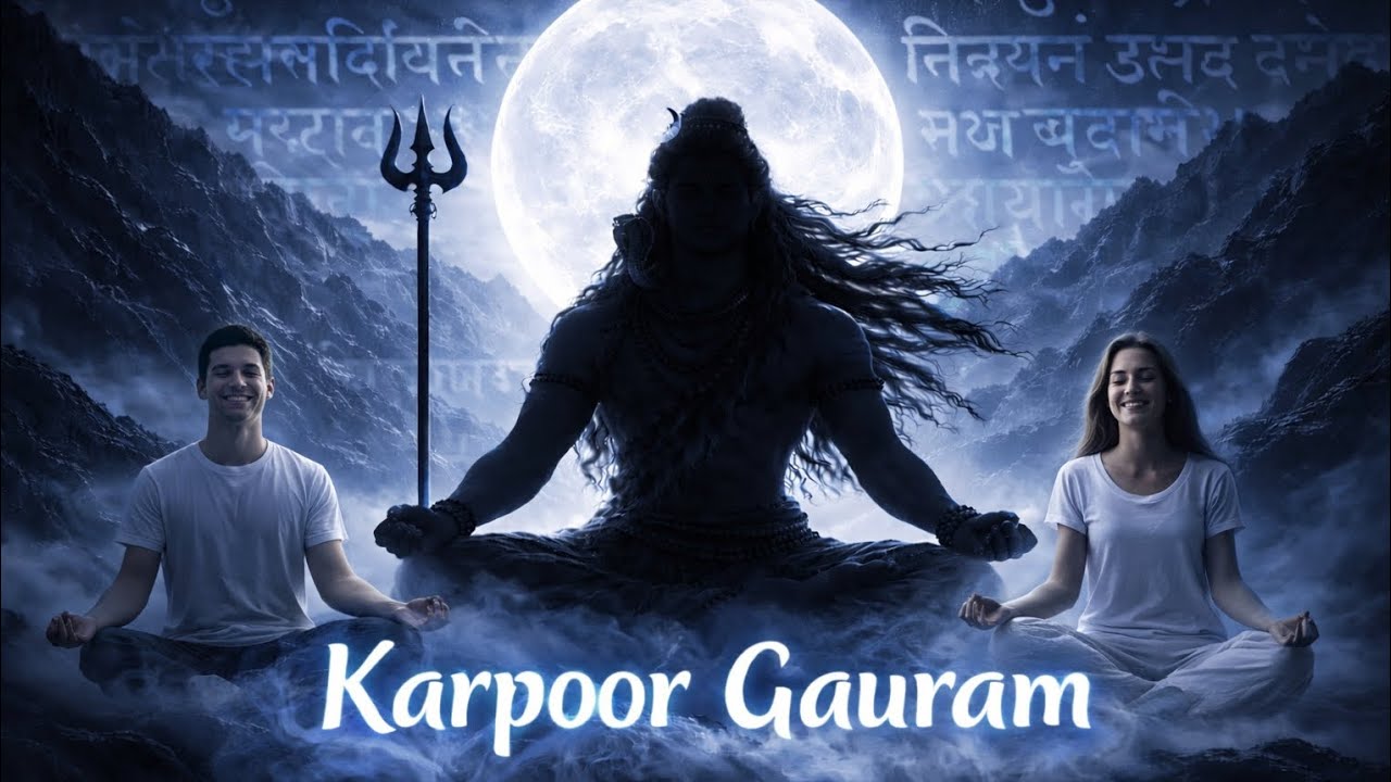 KARPUR GAURAM | Shiv Mantra for Deep Meditation | Feel the Divine Energy | Aayush Nauriyal 