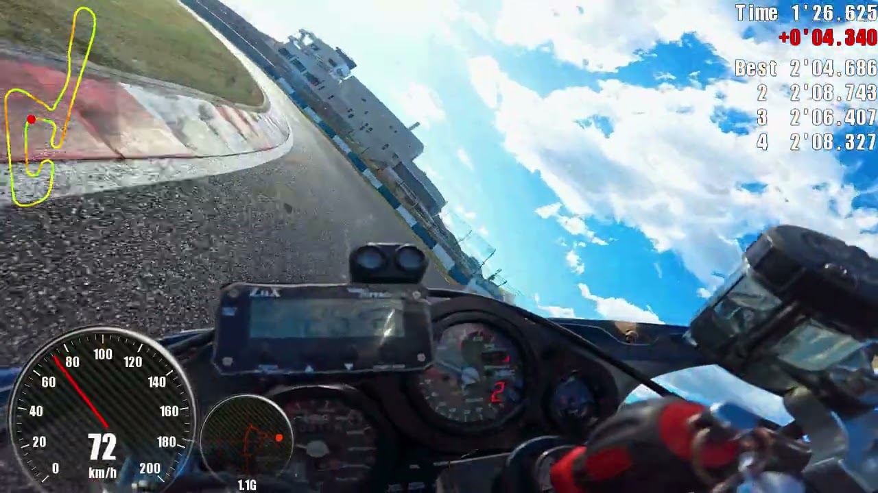 岡山国際サーキット 2P5枠 NSR250R ２分４秒 2025.10.28