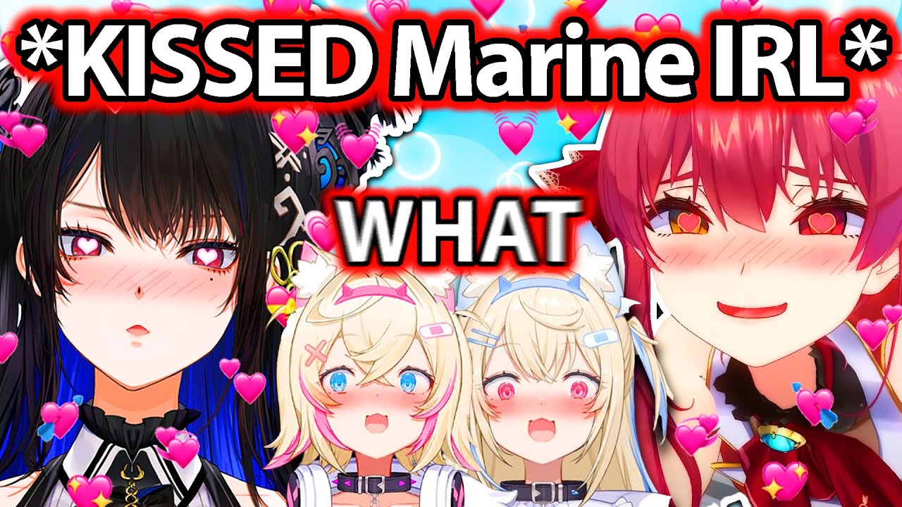 Nerissa Suddenly KISSED Marine IRL and Caught FuwaMoco Off Guard 【Hololive EN】