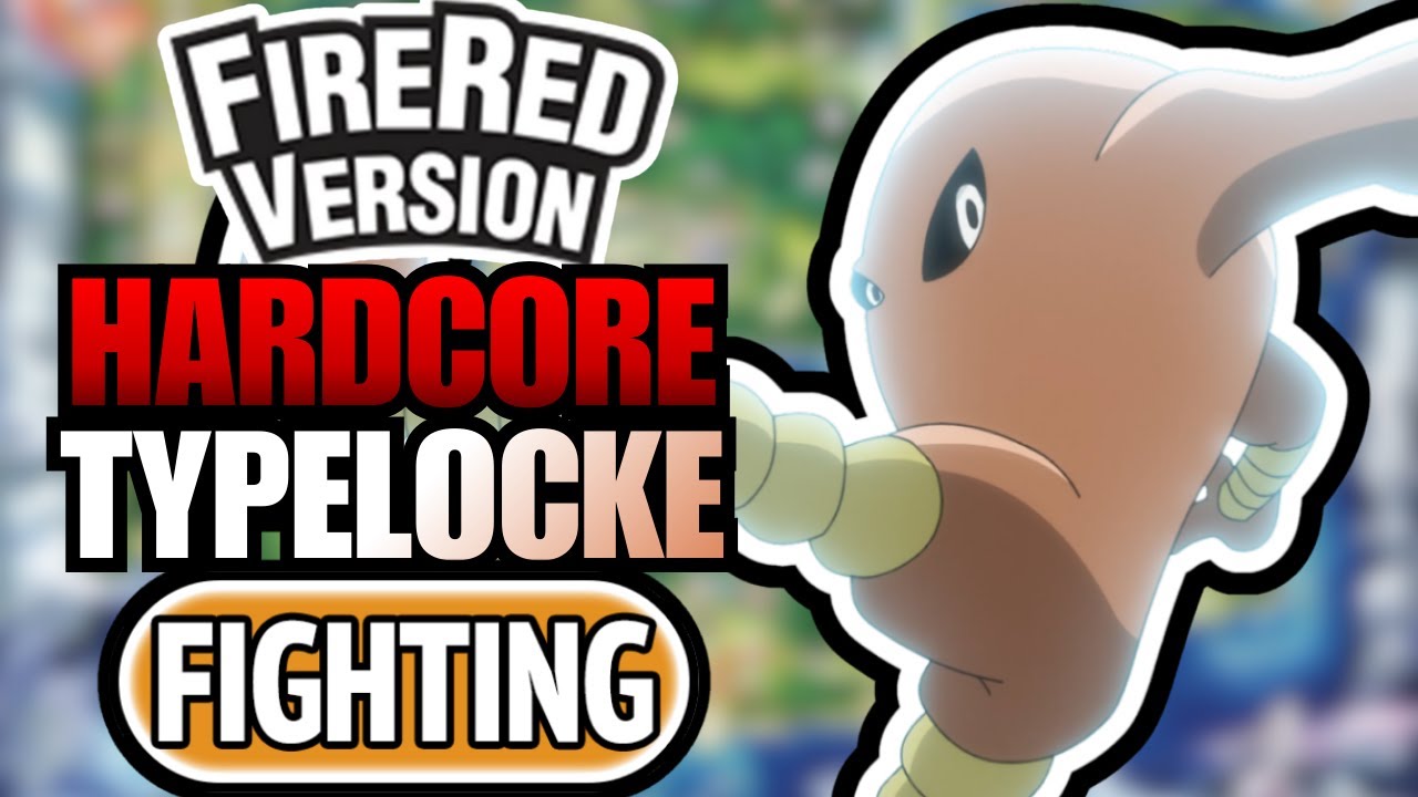 Pokémon FireRed Hardcore TYPELOCK - Fighting-Type Pokemon AND Moves Only! (No items)
