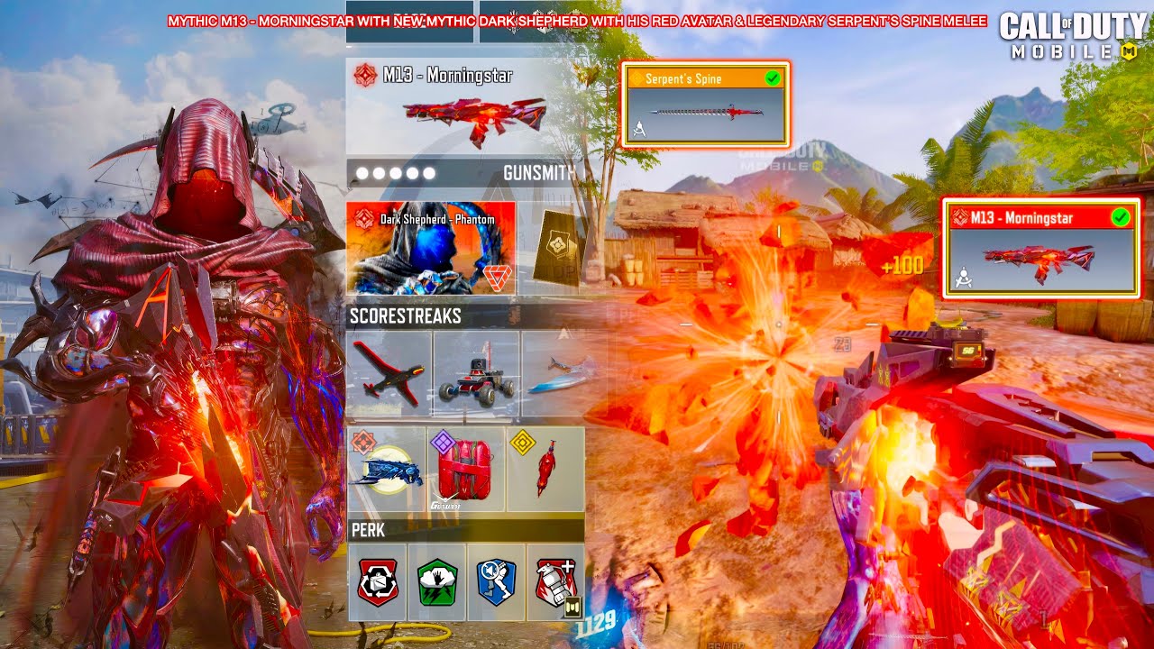Mythic M13 - Morningstar looks stunning with New Mythic Dark Shepherd - Phantom to smash all in CODM