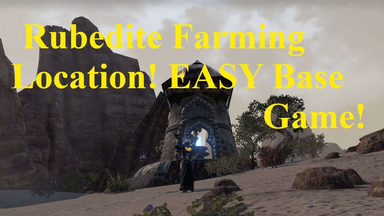 ESO Rubedite Farming Location! EASY Base Game Farm!
