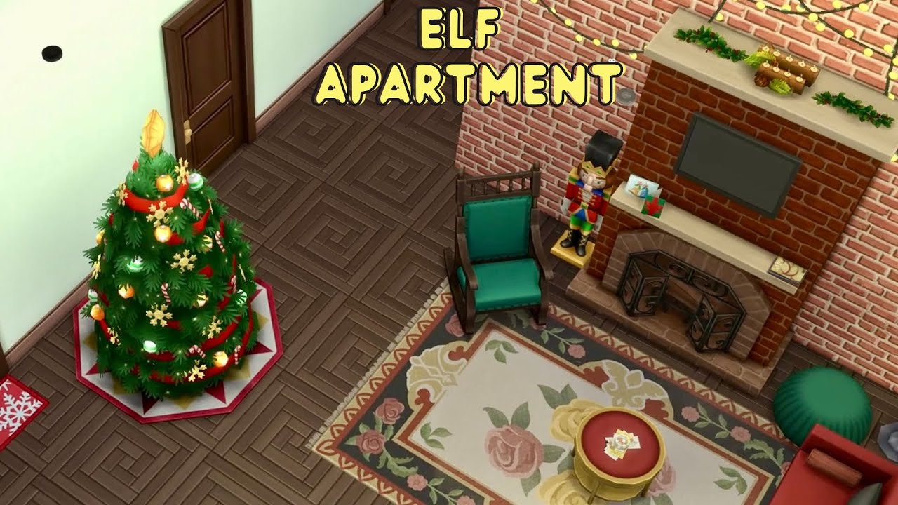 Elf Apartment 🎄 - The Sims 4 Speed Build