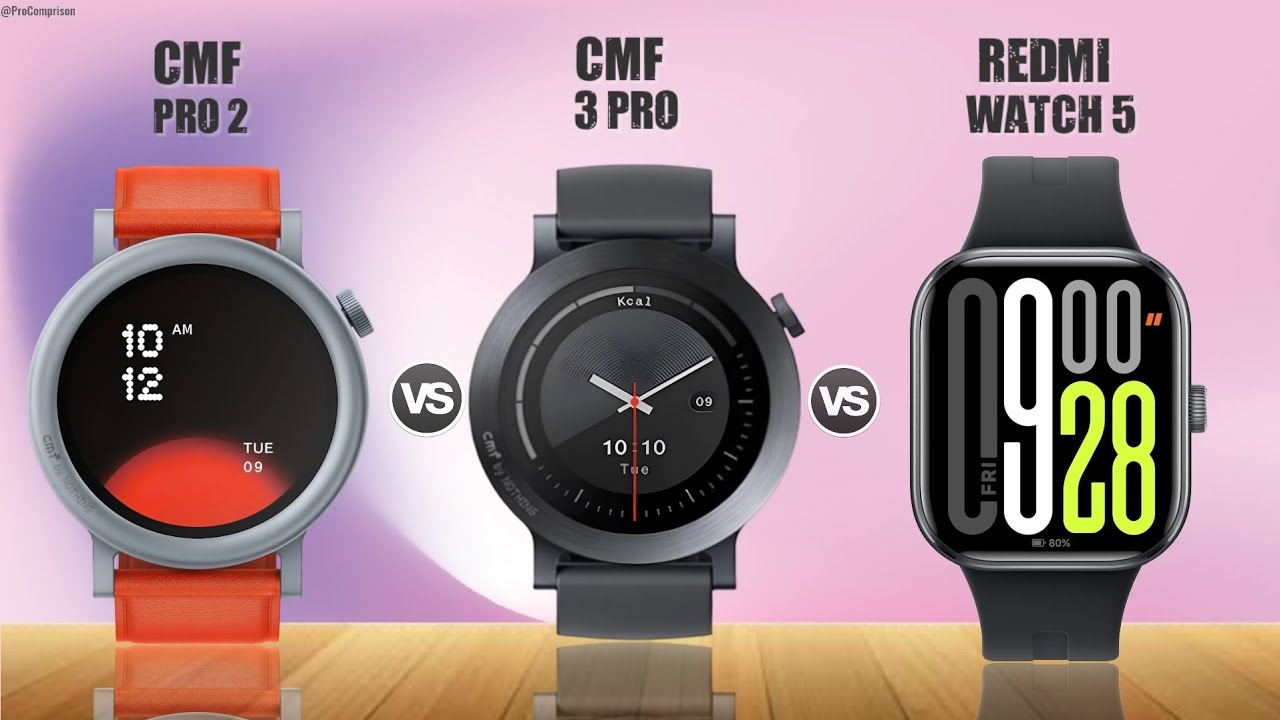 CMF Watch Pro 2 vs CMF Watch 3 Pro vs Redmi Watch 5 || Full Comparison 