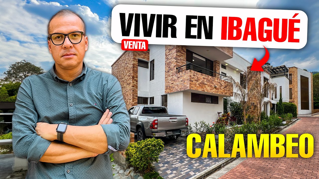 Casas en Venta en Ibagué 2025 CALAMBEO /  CASA CON PISCINA PRIVADA