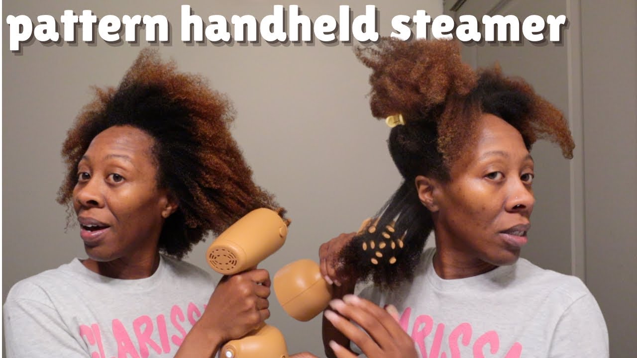 WORTH THE PURCHASE!? UNBOXING AND PREPOOING WITH @PATTERNBeauty HANDHELD STEAMER