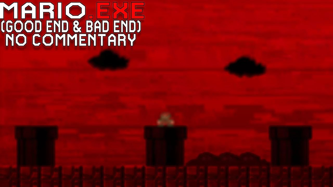 Mario.exe (Good End & Bad End) - Full Gameplay - No Commentary