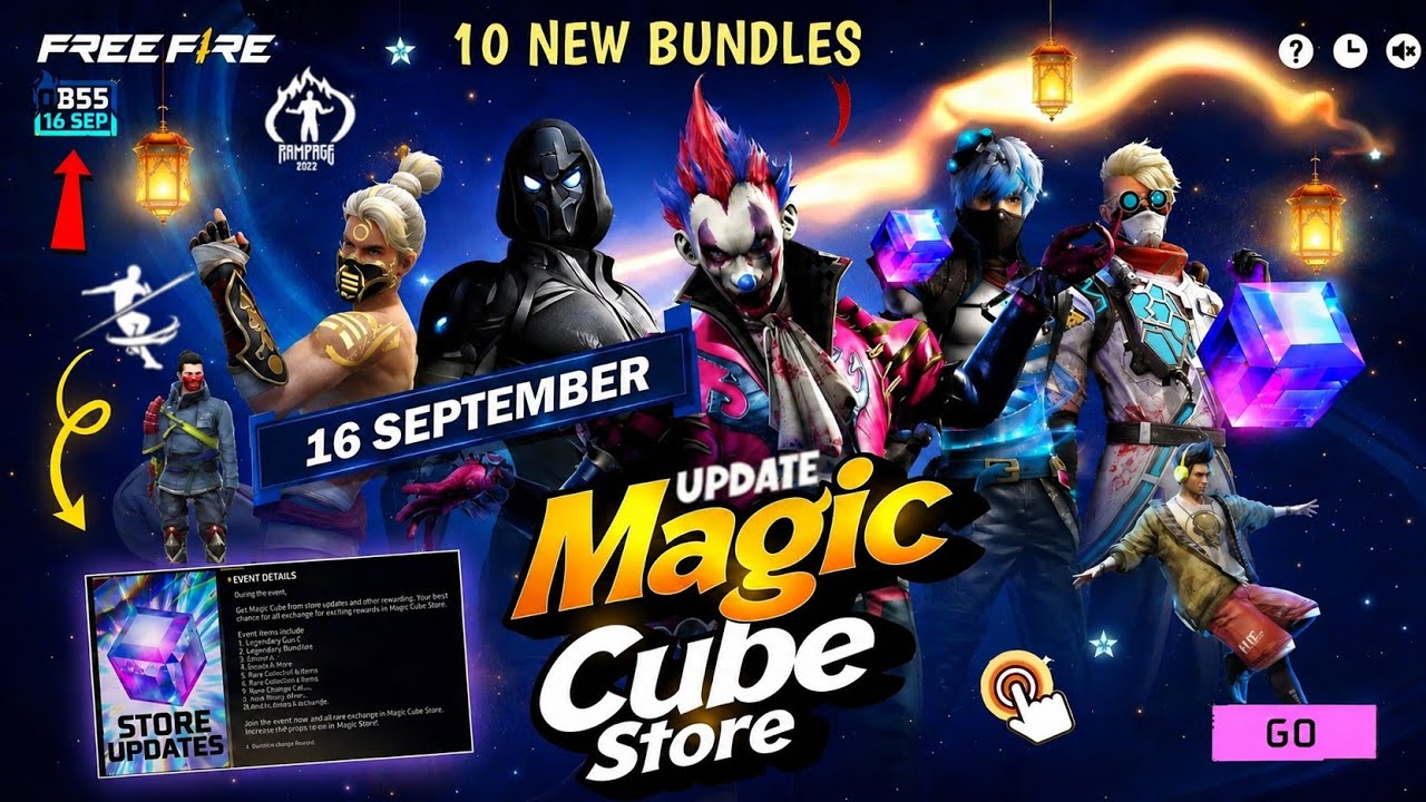 OB55 Magic Cube Store Update 🤯 New Animations in Free Fire Magic Cube | Next Magic Cube Update 2026