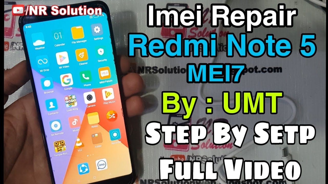 Redmi Note 5 MEI7 Imei Repair Step By Step Full Solution By UMT