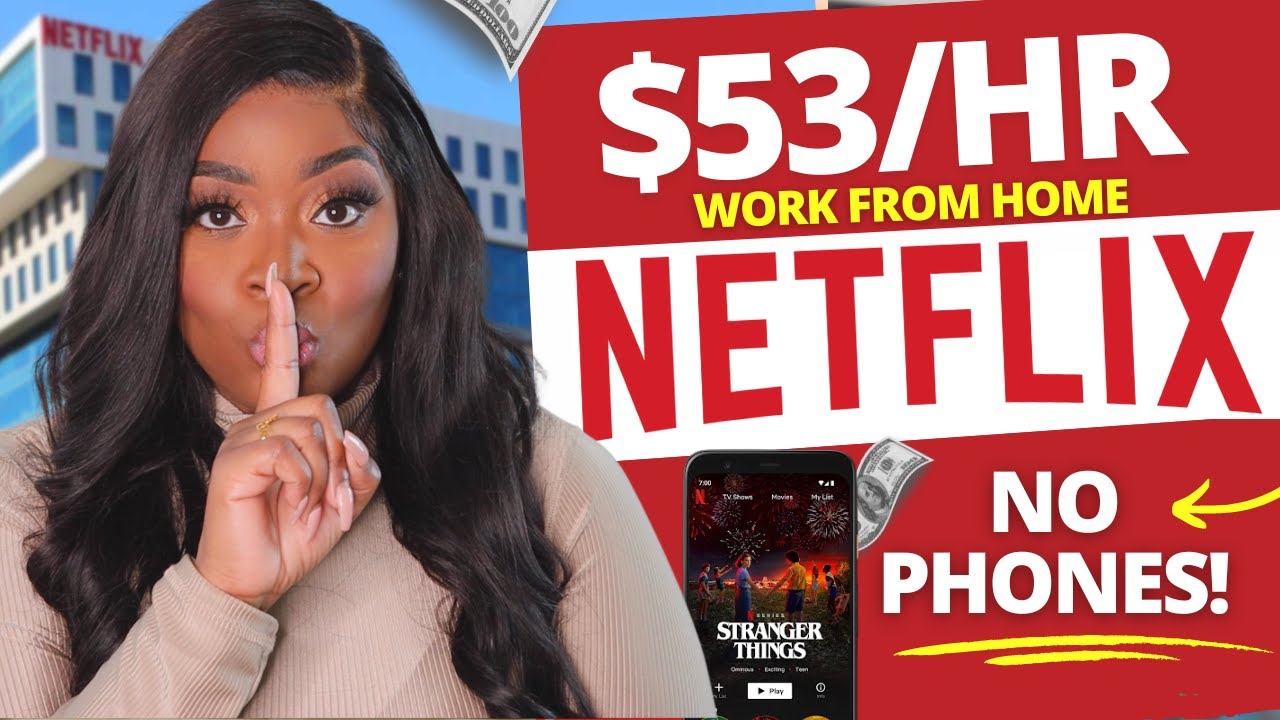 5 вариантов удаленной работы на дому (без диплома и телефона) | Netflix Remote Jobs 2023