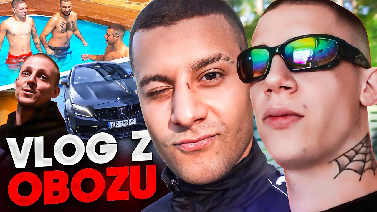 potężny wakacyjny vlog z obozu (macias,tromba,wydra,krzychu)