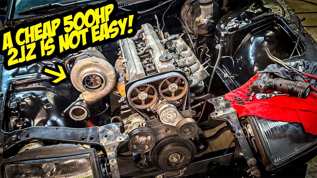 Finishing A Cheap 500HP 2JZ Swap Is MUCH Harder Than You Think (NOT EASY)