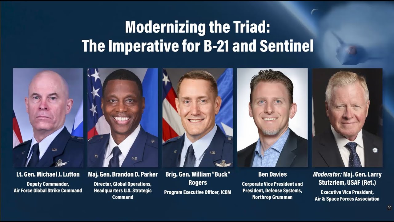 Modernizing the Triad: The Imperative for B-21 and Sentinel | 2025 Air, Space & Cyber Conference
