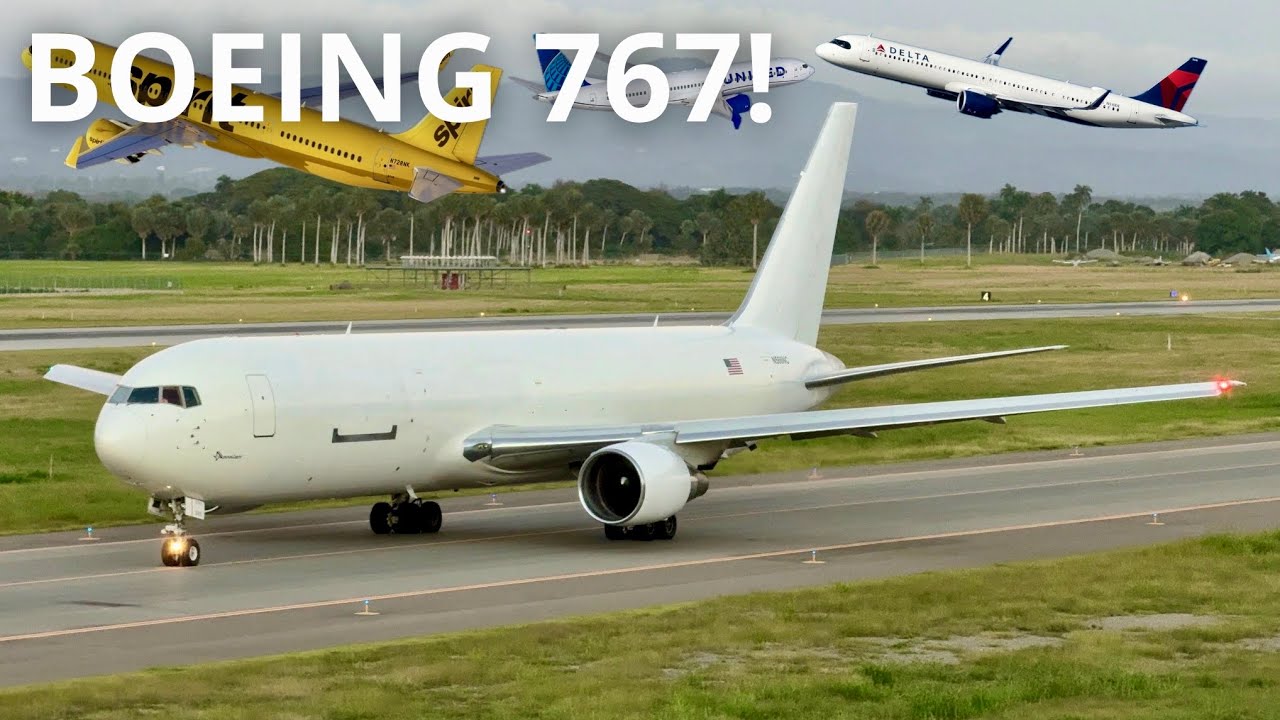 AVION ALVINO OPERANDO EN EL AEROPUERTO INTERNACIONAL DEL CIBAO | #aviation #airport #planespotting 