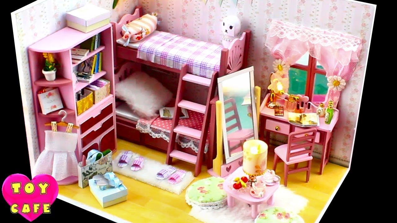 DIY Miniature Model House Kit With Working Lights 