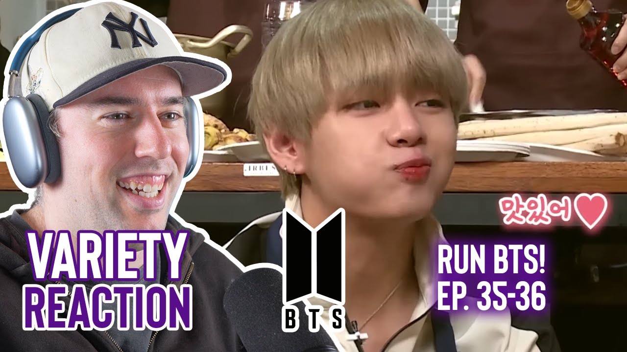 BTS Reaction - Post Dive Variety - Run BTS! (Ep 35 & 36)