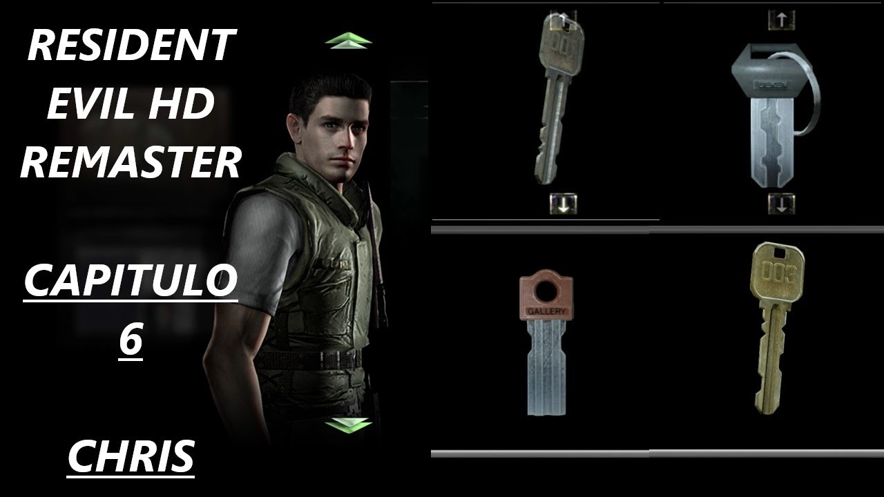 Resident Evil 1 Remake Chris - Parte 6 Como Encontrar Todas Las Llaves De Casa De Invitados