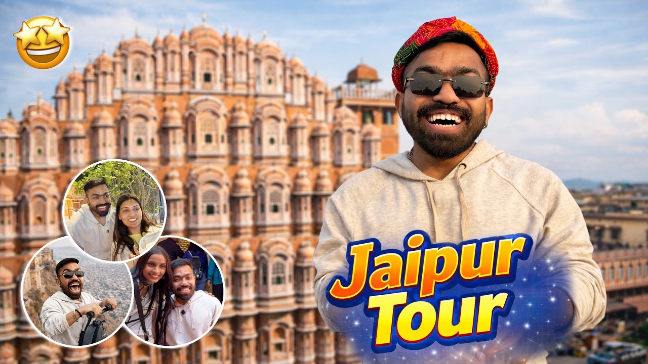 Jaipur Travel Vlog 🤩 - Hawa Mahal | Jantar Mantar | Nahargarh Fort