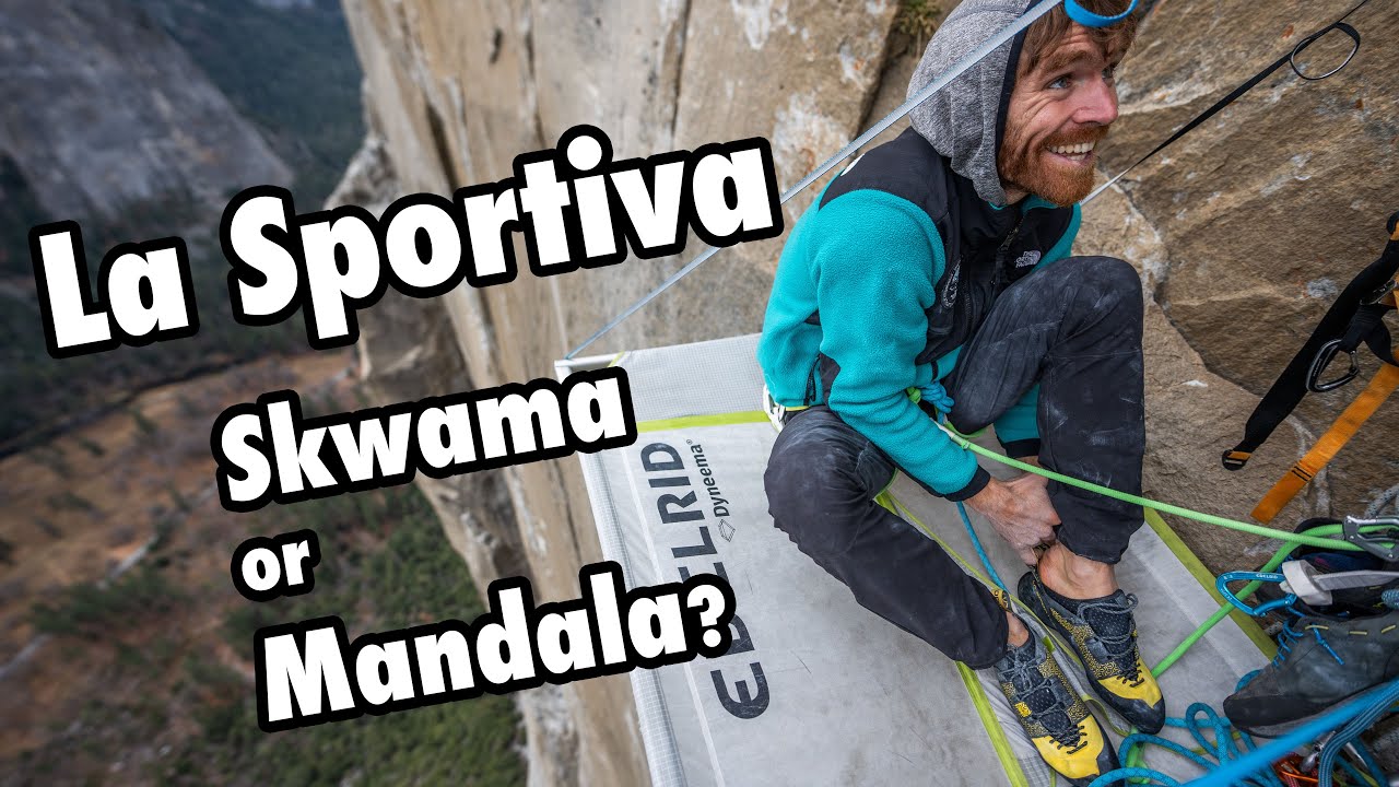 La Sportiva Mandala vs Skwama climbing shoe comparison ! #climbing #rockclimbing #lasportiva #shoes