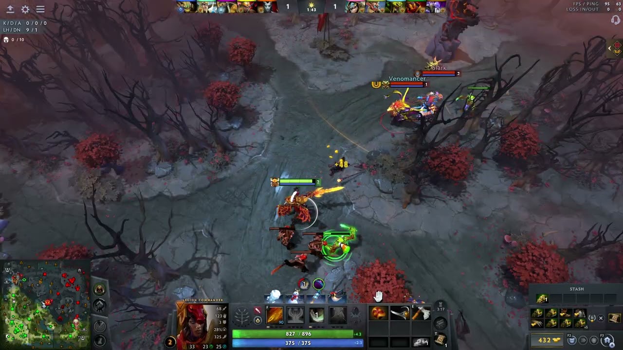 LC Win(3): Almost throw, dota2/1044