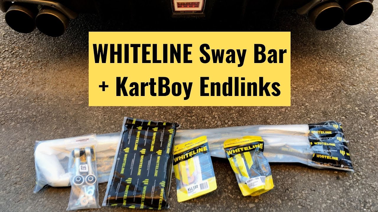 WhiteLine Rear Sway Bar and Kartboy Endlinks Install - 2015+ WRX STI