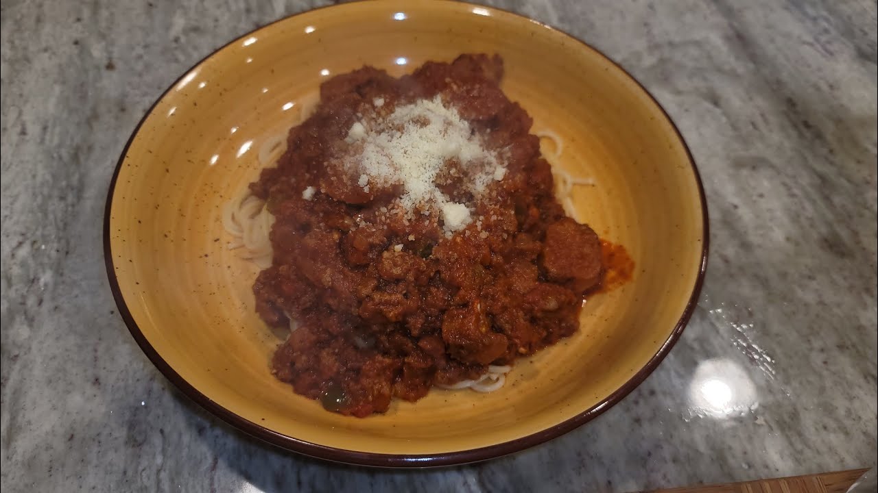 Homestyle Spaghetti ( Hood Spaghetti)