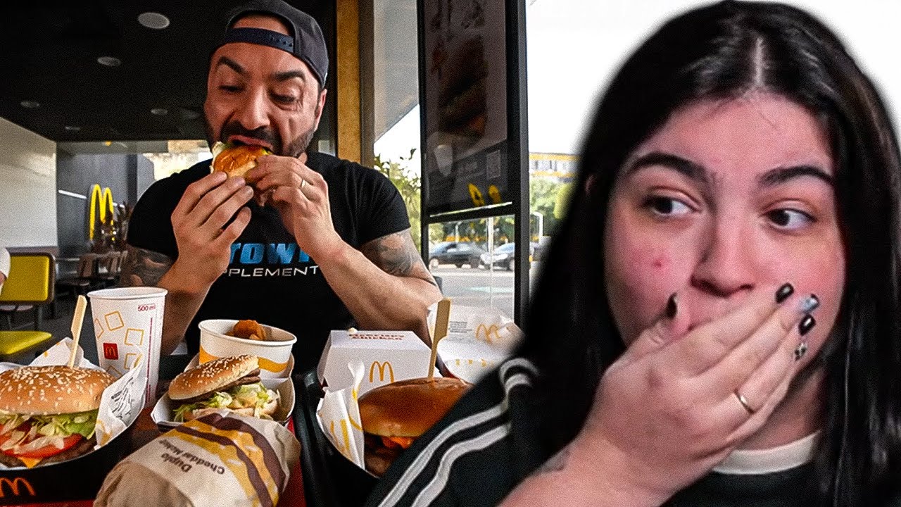 gordona reage ao CORBUCCI AMASSANDO 300R$ no McDONALDS